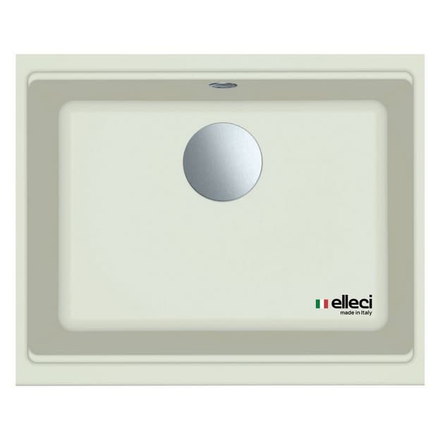 Мийка граніт TIME 105 under top bianco soft 39 ELLECI