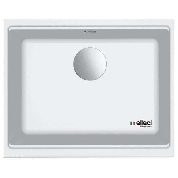Мийка граніт TIME 105 under top bianco 68 ELLECI