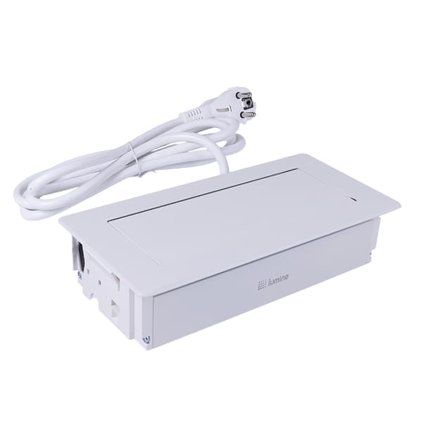 Вбудований розетковий блок Lumine SPACE 2xрозетки, 2xUSB A+C (30W), білий NEW