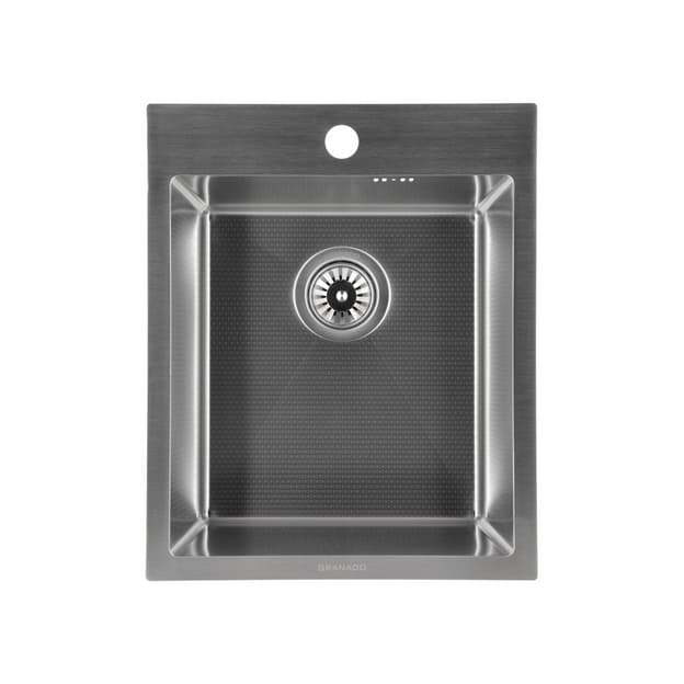 Мийка сталева Pravia S304 honeycomb (410*500*220mm) Granado