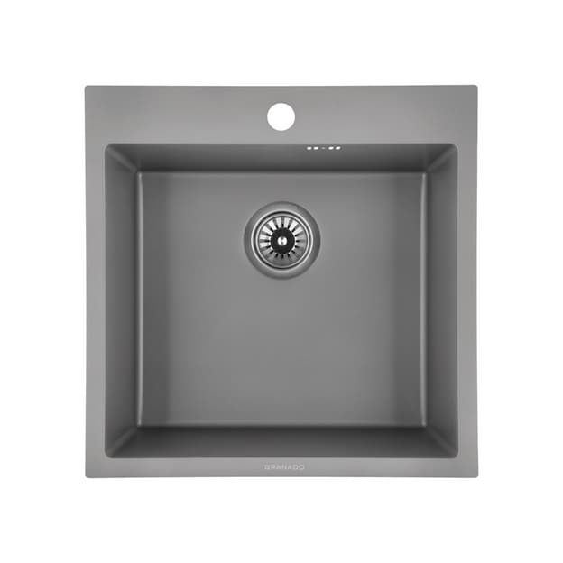 Мийка сталева Galera S201 grey textures (500*500*220mm) Granado