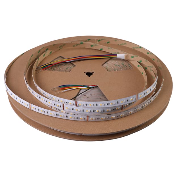 LED-лента 2835 SMD, 120 светодиодов/м, 24 Вт, 24 В, IP20, RGB+CCT (3000-6500 К)