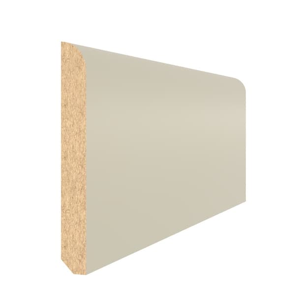 Плинтус MDF AGT SPR-9011 729 Светло-серый шёлк 2800х100х12 мм (уп.10 шт.)