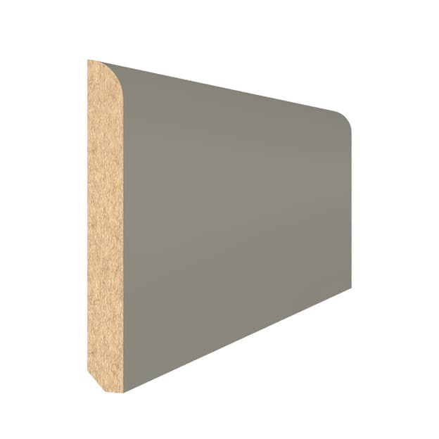 Плінтус MDF AGT SPR-9011 3067 Лакований сірий 2800х100х12 мм (уп.10 шт.)