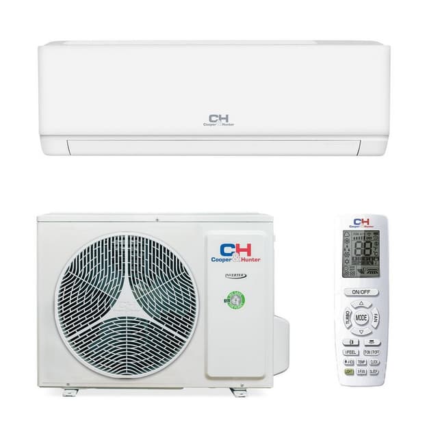 Кондиціонер Vital Plus 20м2 інвертор 7000BTU 2.2кВт A++/A++ -15°С Wi-Fi R32 білий Cooper&Hunter (CH-S07FTXF6)