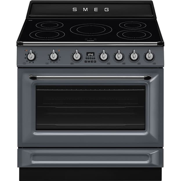 Варильний центр TR90IPGR 90 см сірий Smeg (VICTORIA)