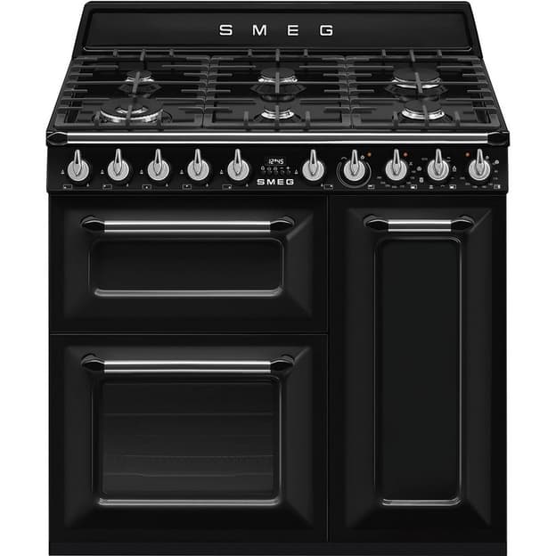 Варильний центр TR93BL 90 см Smeg (VICTORIA)