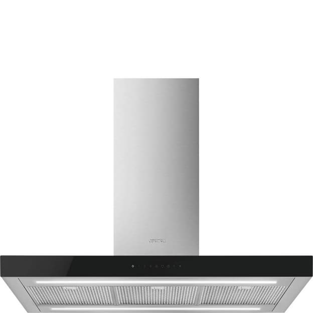 Витяжка острівна KBTI9L4VN 90 см нержавіюча сталь Smeg (UNIVERSAL)