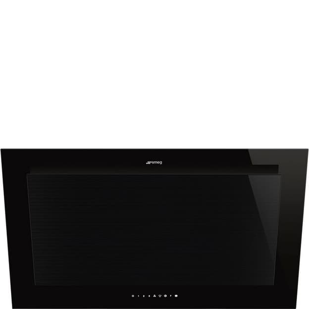 Витяжка пристінна KV194B3 90 см, AutoVent 2.0, чорний Smeg (LINEA)