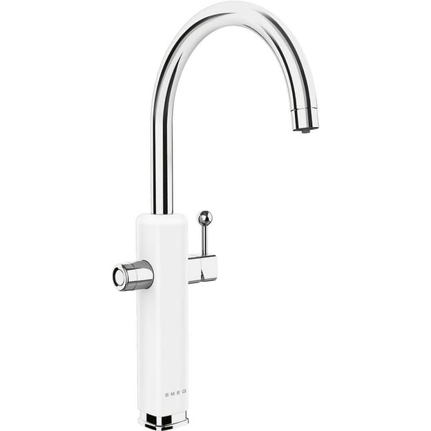 Змішувач MAF50WH з фільтром для води, білий Smeg (50'S RETRO STYLE)