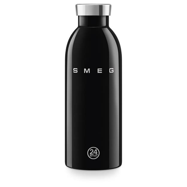 Термопляшка для напоїв WBF01BL 0.5 л, чорний Smeg (50'S RETRO STYLE)