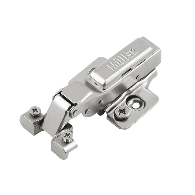 Петля Clip-On, 95°, для алюминиевого профиля, полунакладная, никель, 3D Muller Profi Line