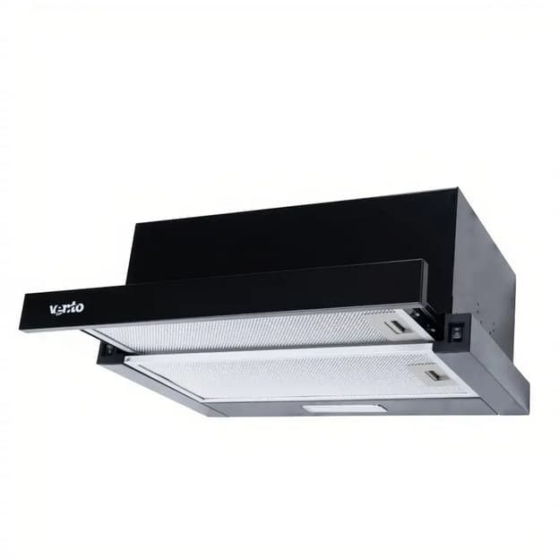 Телескопічна витяжка GARDA 50 BK (700) LED 2S VENTOLUX