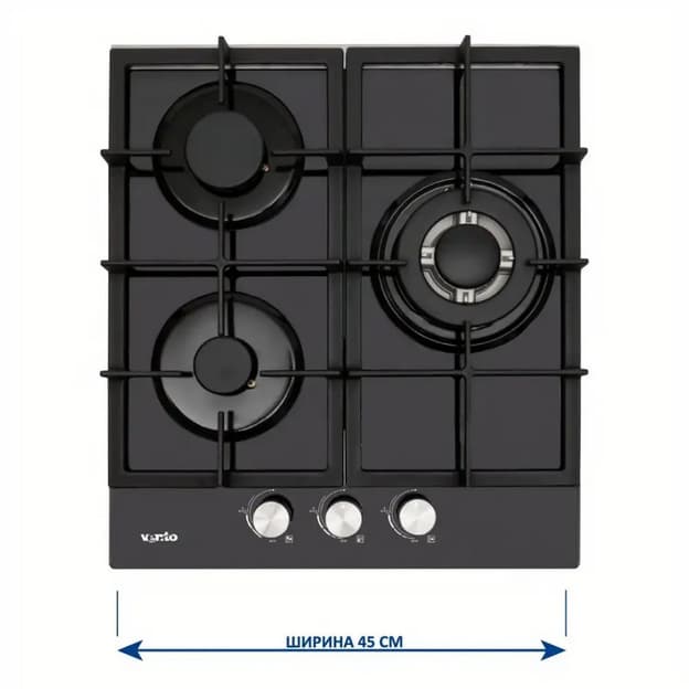 Газова варильна поверхня HG 430 M7G CEST (BK) VENTOLUX
