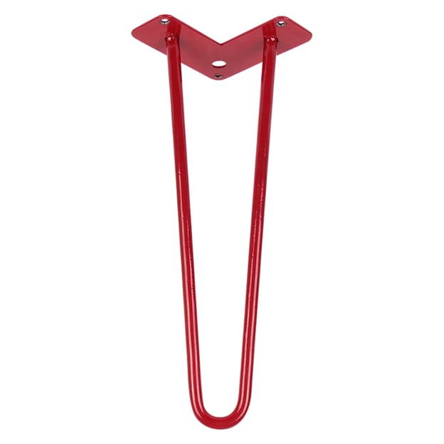 Ножка мебельная HAIRPIN Leg 2ROD Small h36см, красная