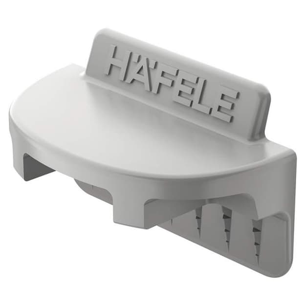 Фиксатор задней стенки пластмаса, цвет серый, Hafele (260.09.560)