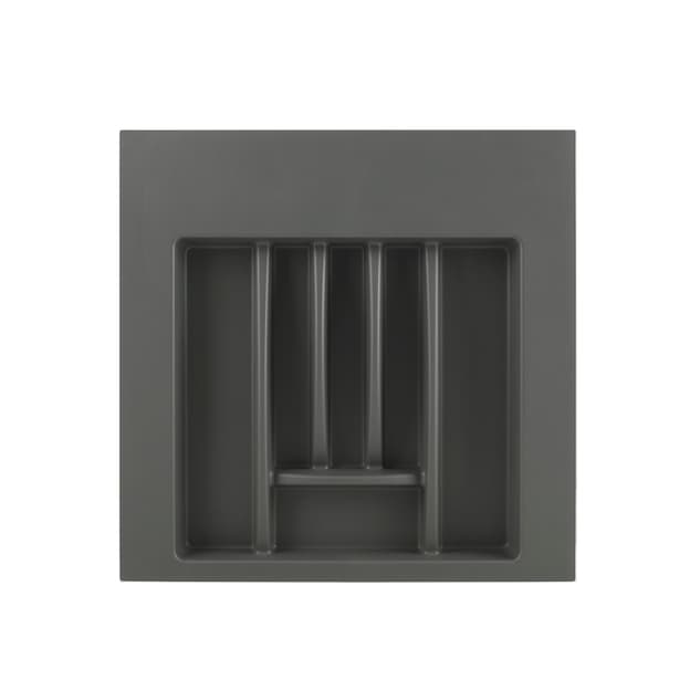 Организация для столовых приборов W=550 L=500 (W=max500/min400)(L=max495/min386), антрацит матовый