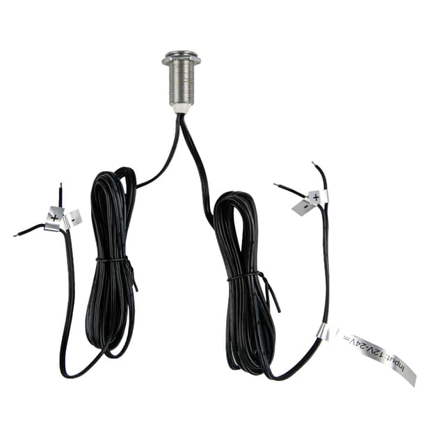 Сенсорний вимикач на дотик з димув. (алюміній), 12V/24V, 60W/120W