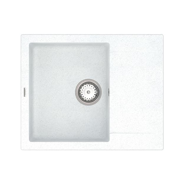 Мойка гранитная Model K 040.61 белый Cascata