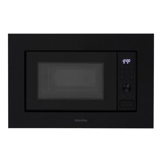 Микроволновка модерн черная INTERLINE MWS 420 ESA BA