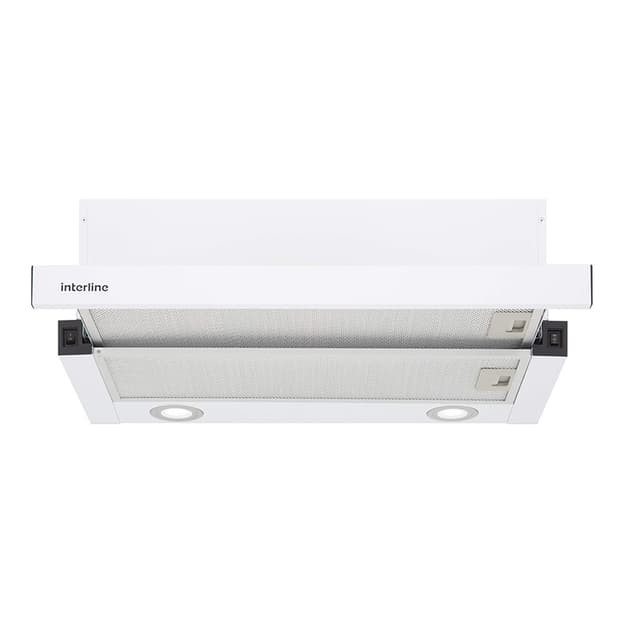 Вытяжка телескопическая SLIM WH A/60/2/T 600мм белая INTERLINE