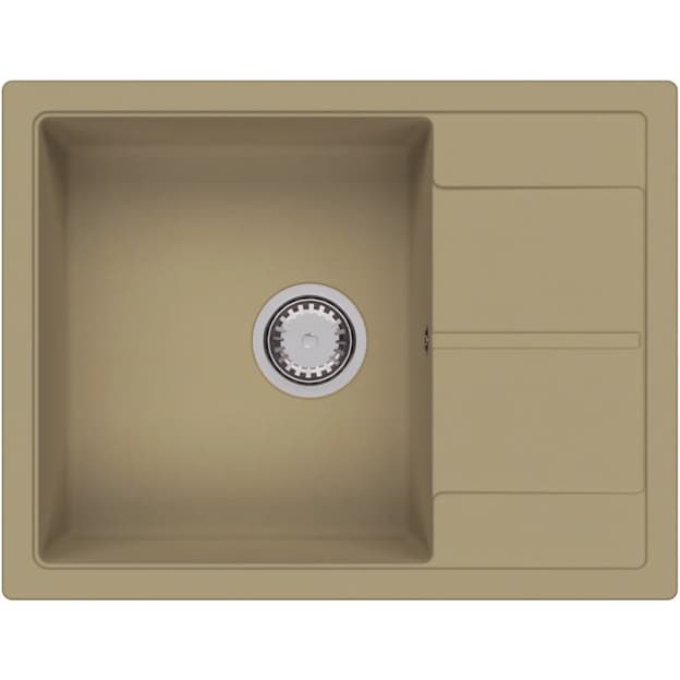 Мойка гранит Cubix 65x50 бежевый Fabiano