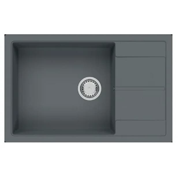 Мойка гранит Cubix 78x50 XL титаниум Fabiano