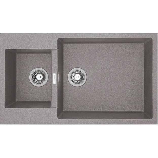 Мийка граніт Quadro 86x50x15 бетон Fabiano
