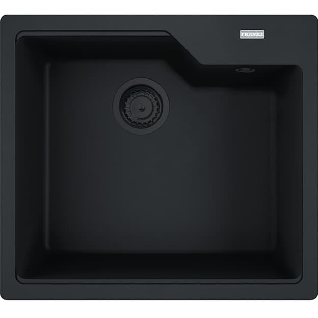 Мойка с сифоном гранит UBG 610-56 Black Edition черный матовый Franke (114.0699.236) Мойка с сифоном гранит UBG 610-56 Black Edition черный матовый Franke (114.0699.236)