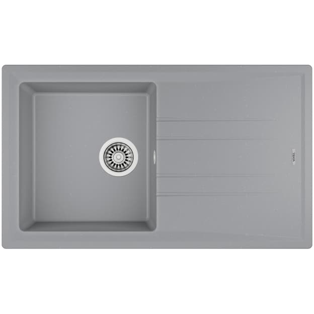 Мийка STONE 50 B-TG 1B 1D Tegranit сірий металік Teka (115330014) Мийка STONE 50 B-TG 1B 1D Tegranit сірий металік Teka (115330014)