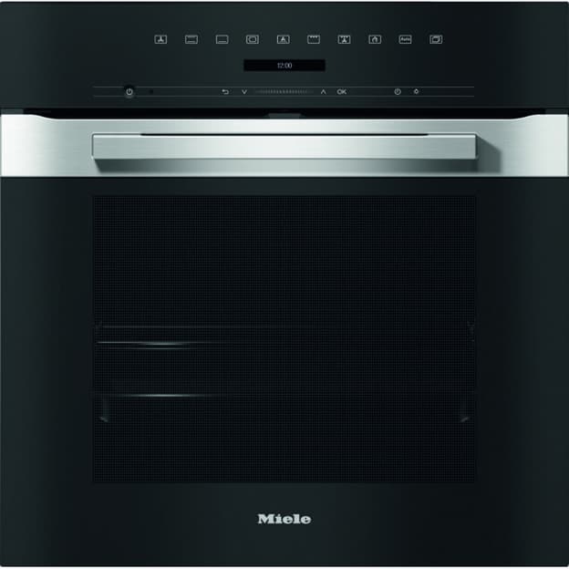 Встраиваемый духовой шкаф 60 см H 7264 BP CLST нержавеющая сталь Miele