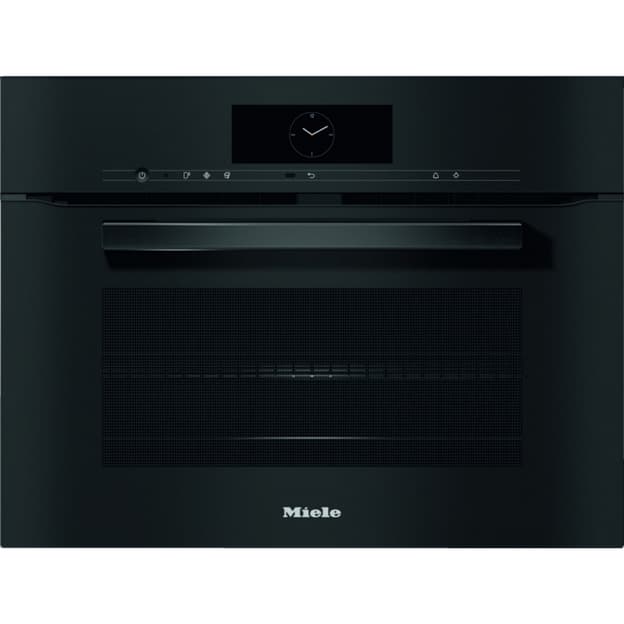 Компактный духовой шкаф с СВЧ H 7840 BM OBSW черный обсидиан Miele Компактный духовой шкаф с СВЧ H 7840 BM OBSW черный обсидиан Miele