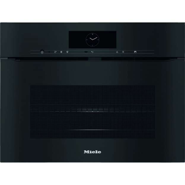 Компактна духова шафа з НВЧ H 7840 BMX OBSW чорний обсидіан Miele