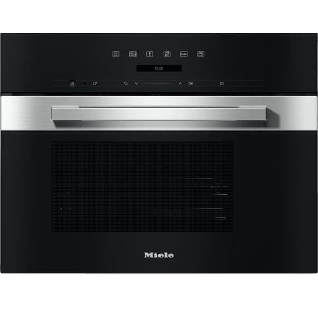 Вбудовувана пароварка, 45 см DG 7240 CLST нержавіюча сталь Miele