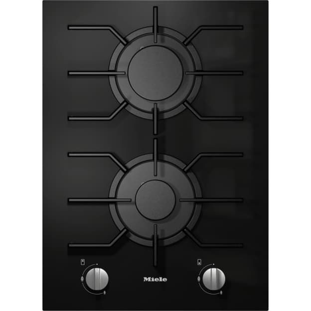 Газова варильна поверхня (2 конфорки) CS 7102-1 FL чорне скло Miele Газова варильна поверхня (2 конфорки) CS 7102-1 FL чорне скло Miele