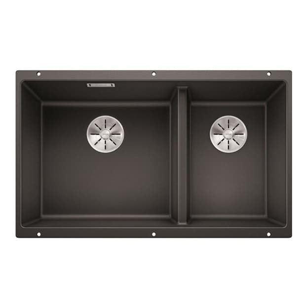 Мойка SUBLINE 430/270-U SILGRANIT (мпс.) антрацит BLANCO (523151)