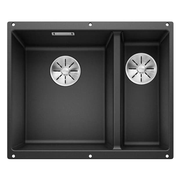Мойка SUBLINE 340/160-U SILGRANIT (мпс.) антрацит (чаша слева) BLANCO (523548)