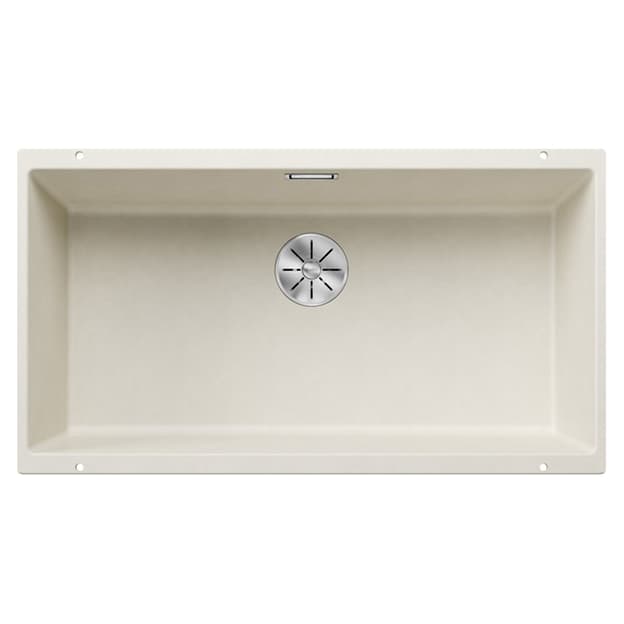 Мойка SUBLINE 800-U SILGRANIT (мпс.) нежный белый BLANCO (527174)
