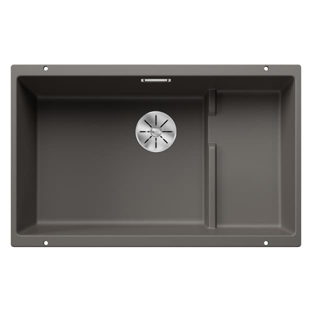 Мойка SUBLINE 700-U Level SILGRANIT (мпс.) вулканический серый BLANCO (527355)