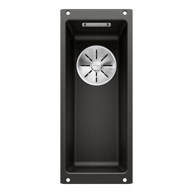 Мойка SUBLINE 160-U SILGRANIT (мпс.) черный BLANCO (525981)