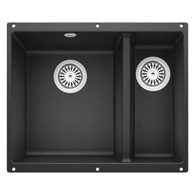 Мийка ROTAN 340/160-U SILGRANIT (мпс.) антрацит BLANCO (523077)