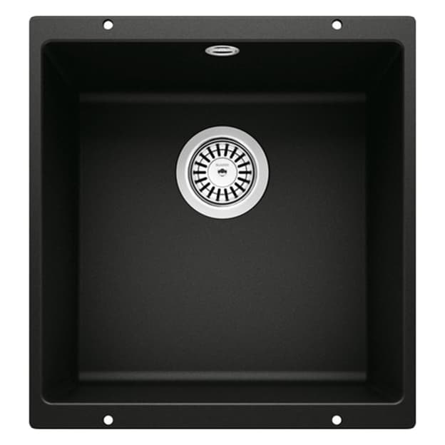 Мойка ROTAN 400-U SILGRANIT (мпс.) черный BLANCO (526097)