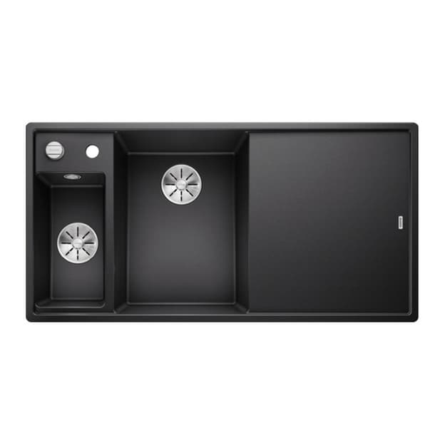 Мойка AXIA III 6 S SILGRANIT (мпс./врезная) черный, столик с ясеня (чаша слева) BLANCO (525849) Мойка AXIA III 6 S SILGRANIT (мпс./врезная) черный, столик с ясеня (чаша слева) BLANCO (525849)