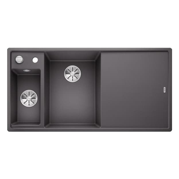 Мийка AXIA III 6 S SILGRANIT (мпс./врізна) темна скеля дошка скло (чаша зліва) BLANCO (524654) Мийка AXIA III 6 S SILGRANIT (мпс./врізна) темна скеля дошка скло (чаша зліва) BLANCO (524654)