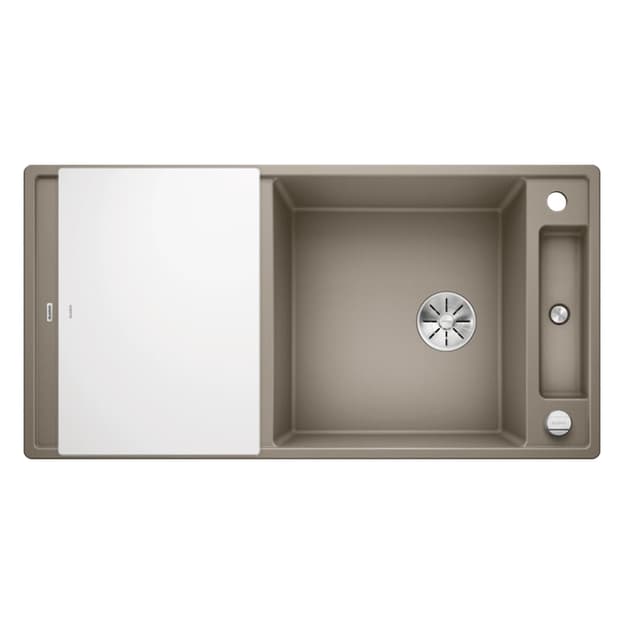 Мойка AXIA III XL 6 S SILGRANIT (мпс./врезная) серый беж, доска стекло BLANCO (523517)