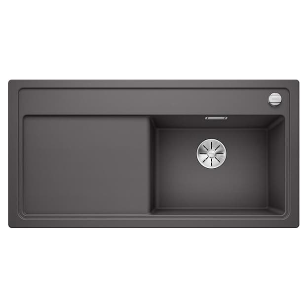 Мойка ZENAR XL 6 S SILGRANIT (мпс./врезная) темная скала (чаша справа) BLANCO (523965)
