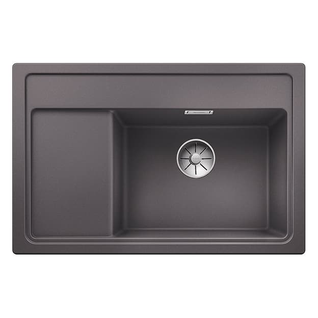 Мойка ZENAR XL 6 S Compact SILGRANIT (мпс./врезная) темная скала (чаша справа) BLANCO (523775)
