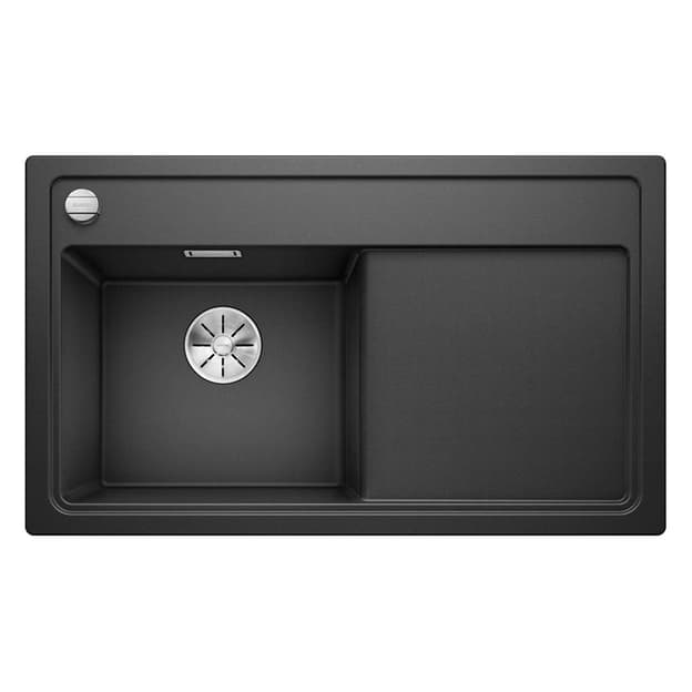 Мойка ZENAR 45 S SILGRANIT (мпс./врезная) антрацит (чаша слева) BLANCO (523850)