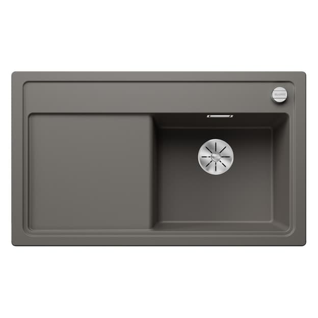 Мийка ZENAR 45 S SILGRANIT (мпс./врізна) вулканічний сірий (чаша справа) BLANCO (527361)