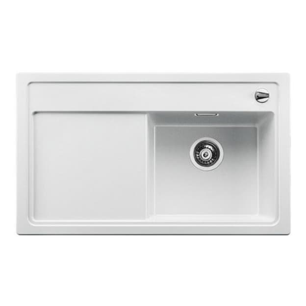 Мойка ZENAR 45 S SILGRANIT (мпс./врезная) белый (чаша справа) BLANCO (523788)